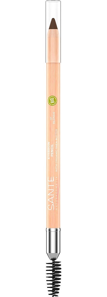 Sante Eyebrow Pencil No. 02 Brown - Matita per Sopracciglia con Spazzola Integrata, Texture Morbida, 1,14 g