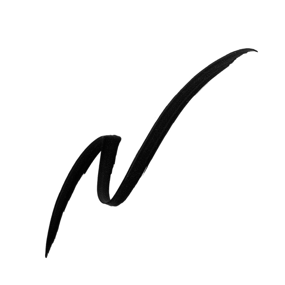 Sante Eyeliner Liquido 01 Nero - 3,5 ml, Texture Liscia, Pennello Sottile, Naturale e Vegano