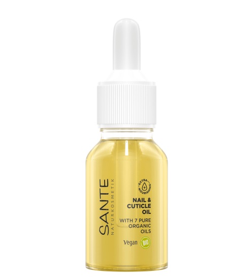 SANTE Naturkosmetik Olio per Unghie e Cuticole 15 ml - Con Oli Biologici e Vitamina E, Vegan, Cura Intensiva