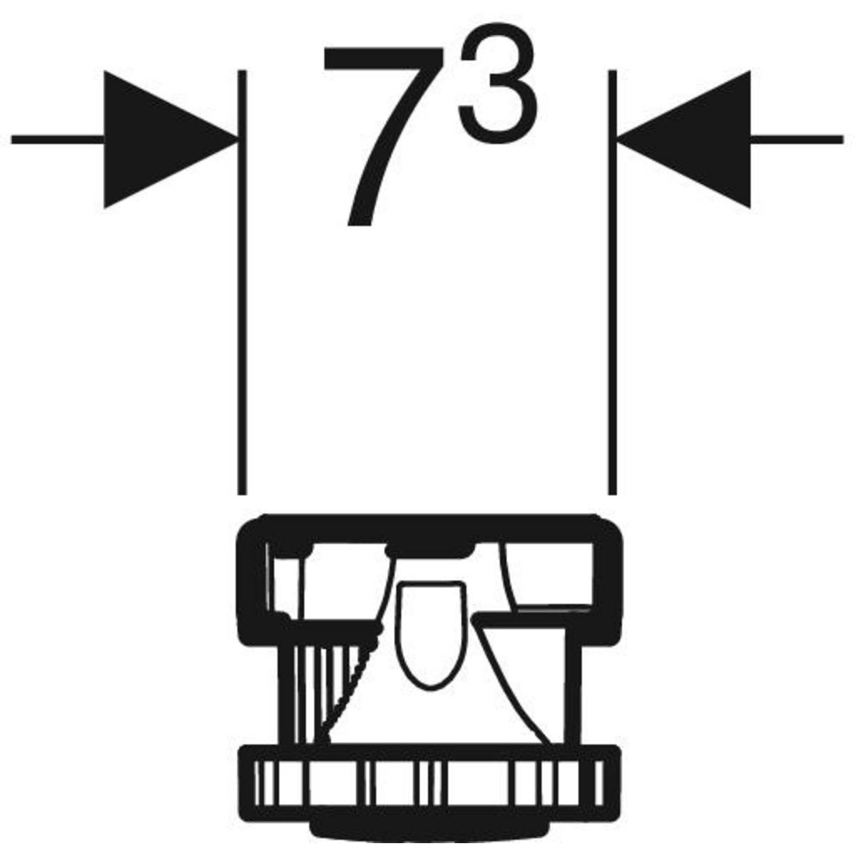 Geberit Set di Montaggio per Piatto Doccia - Altezza Regolabile da 6 a 12 cm, Compatibile con Olona e Sestra