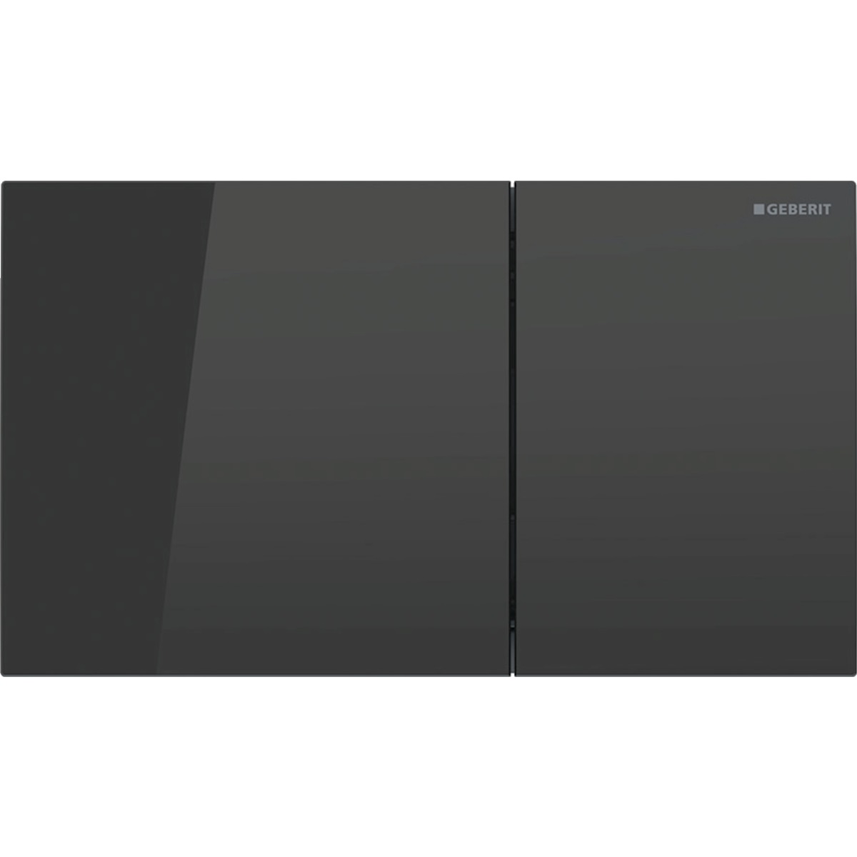 Geberit Sigma 70 Placca di Comando Doppio Tasto in Vetro Nero - Modello 115.622.SJ.1