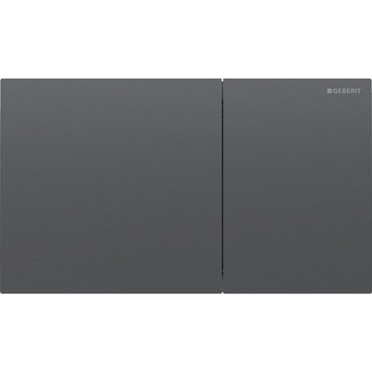 Geberit Sigma 70 Square Placca di Comando Doppio Tasto Nero Cromato Spazzolato - 115.622.QD.1