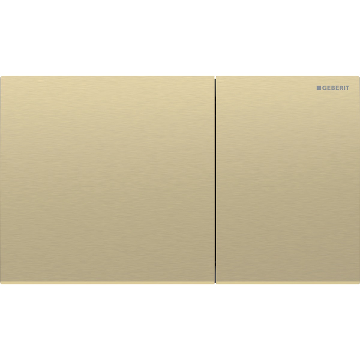 Geberit Sigma70 Placca di comando per WC in Ottone/Inox - Modello 115.622.QF.1 con Risciacquo a 2 Quantità e Design di Lusso