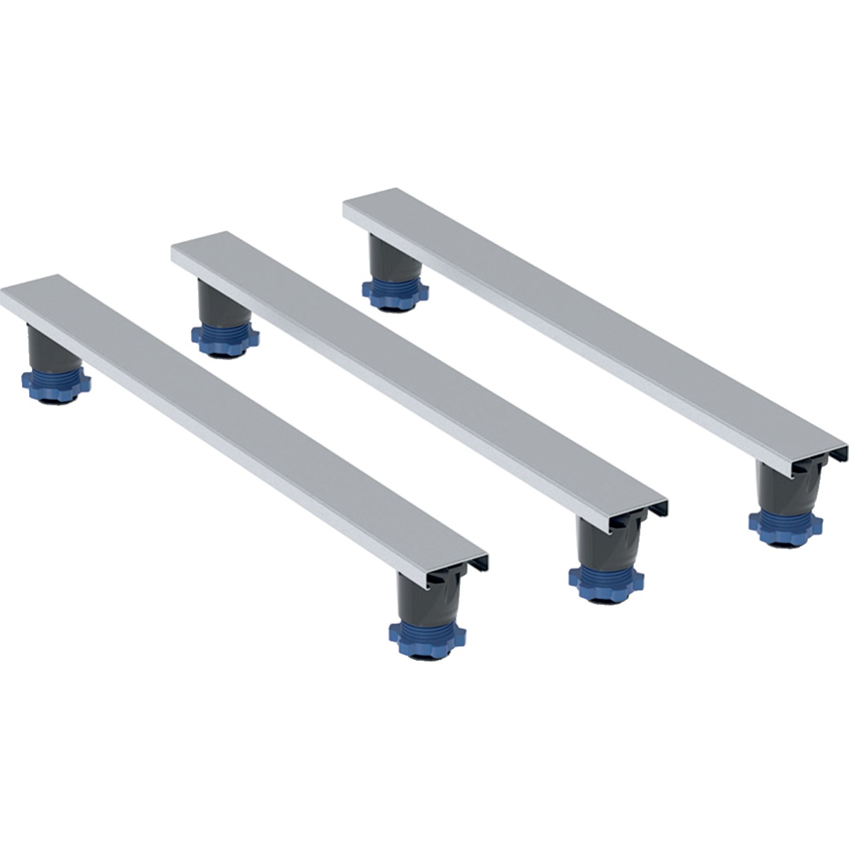 Geberit Set di Montaggio per Piatto Doccia - Altezza Regolabile 9-21 cm, Compatibile con Olona e Sestra