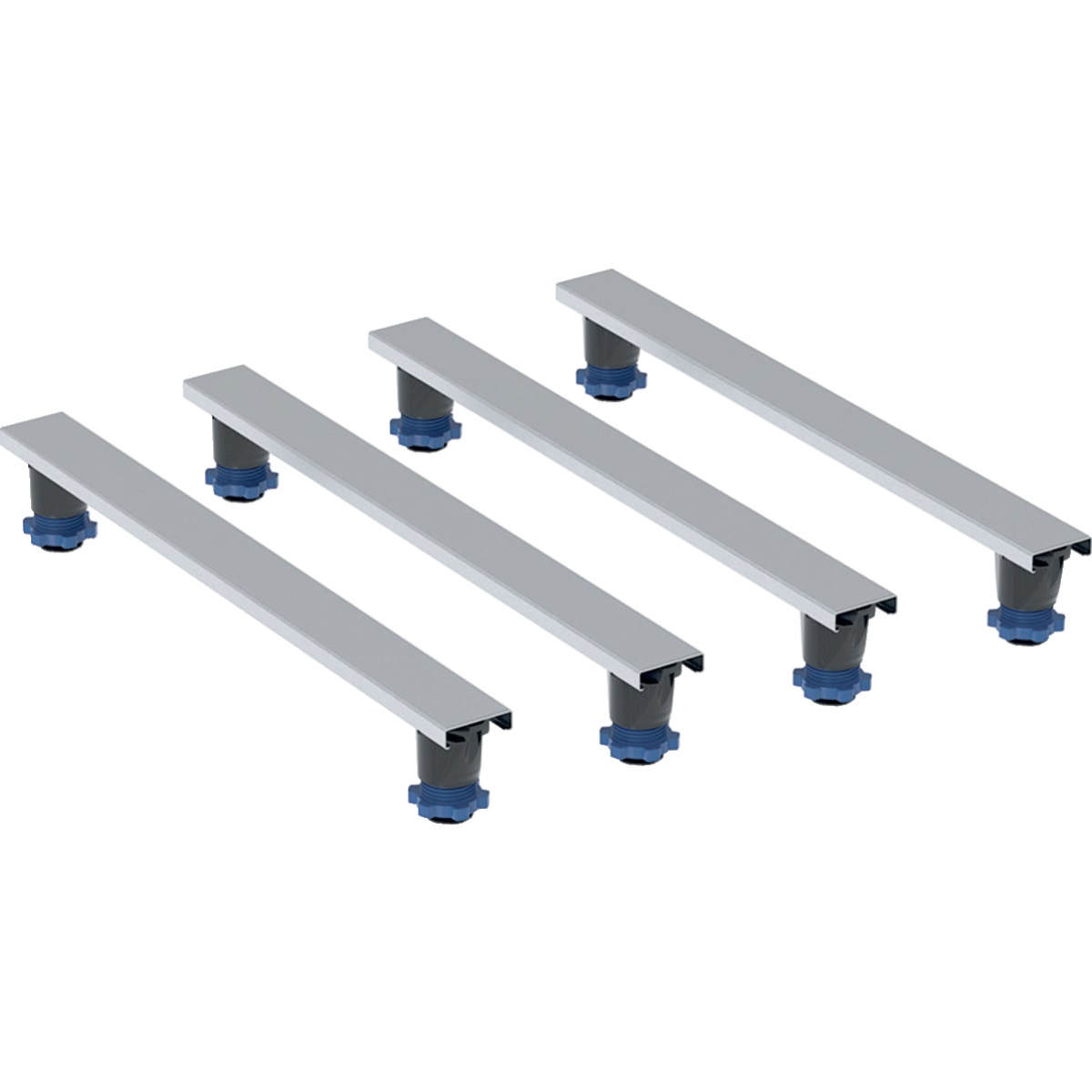 Geberit Set di Montaggio per Piatto Doccia - Altezza Regolabile da 9 a 21 cm, Compatibile con Olona e Sestra