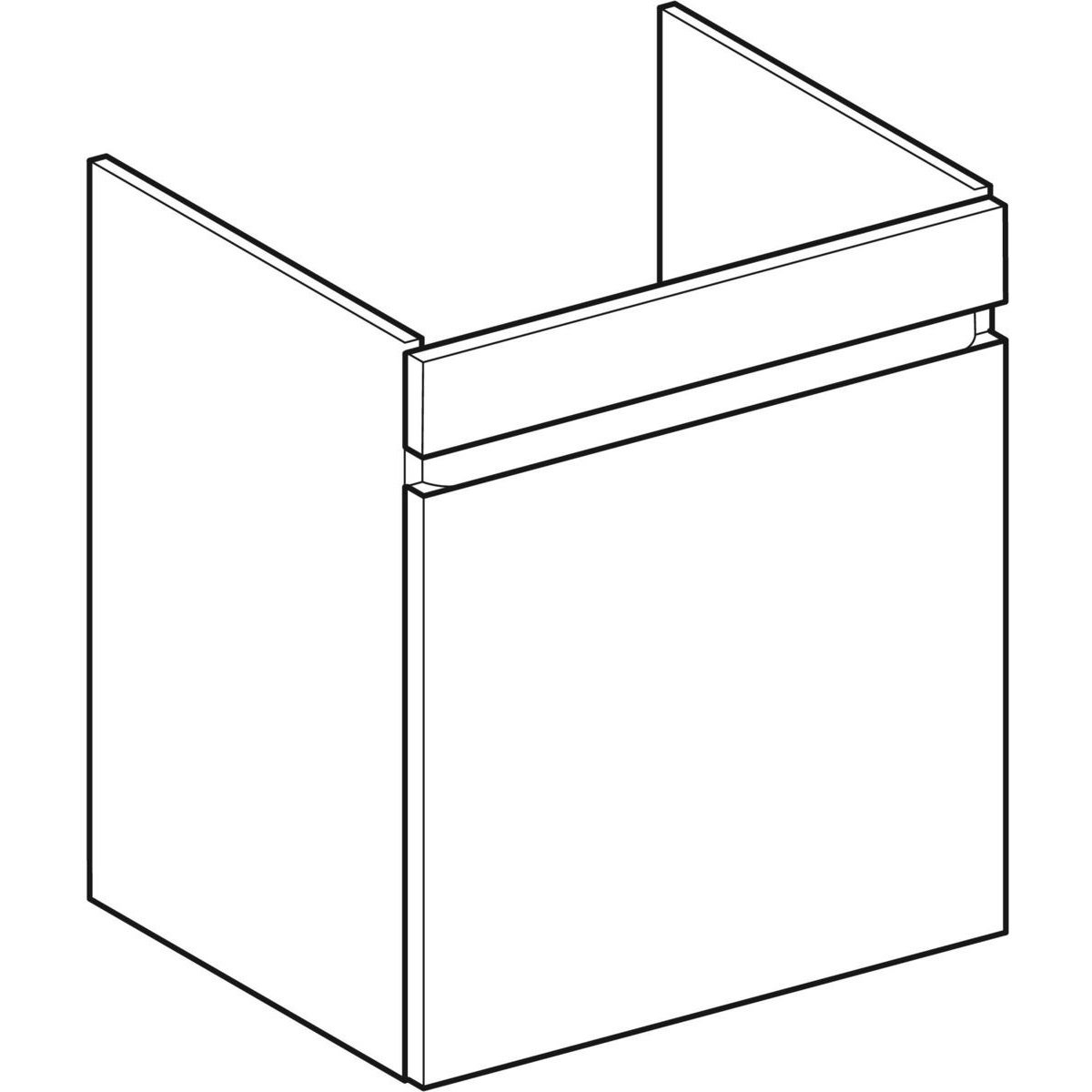 Geberit 501.905.JR.1 particolare d' armadio Noce
