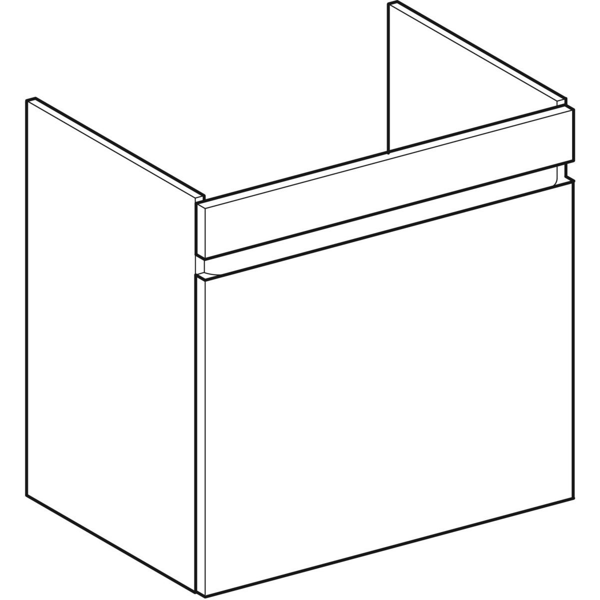 Geberit 501.907.JR.1 particolare d' armadio Noce
