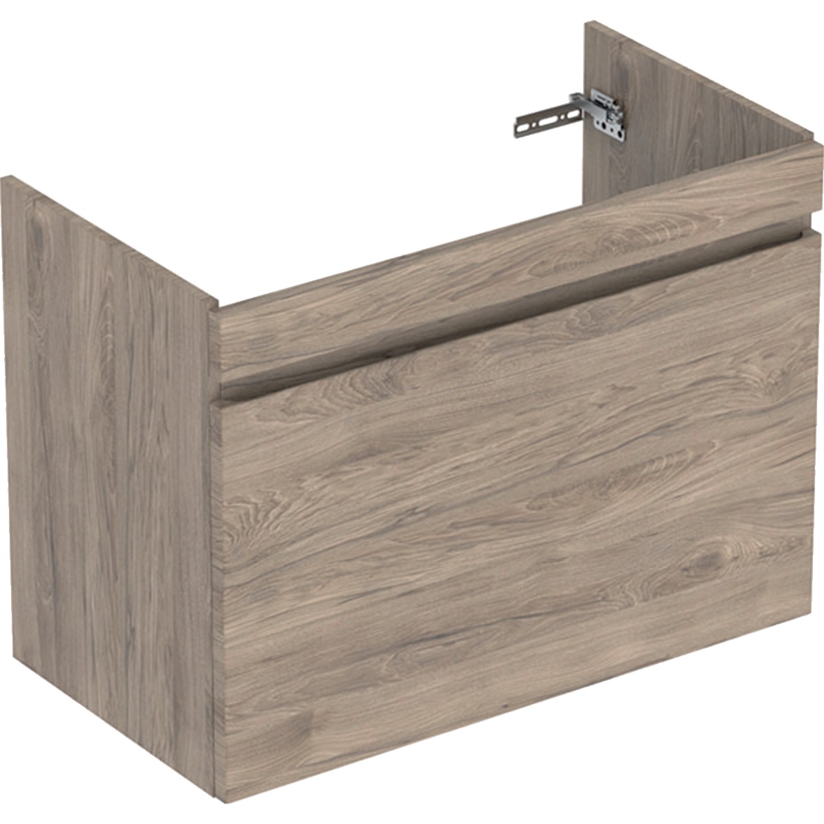Geberit Renova Plan Mobiletto Sottolavabo Sospeso con Cassetto Estraibile e Soft-Close, 83,2x60,6x44,6 cm