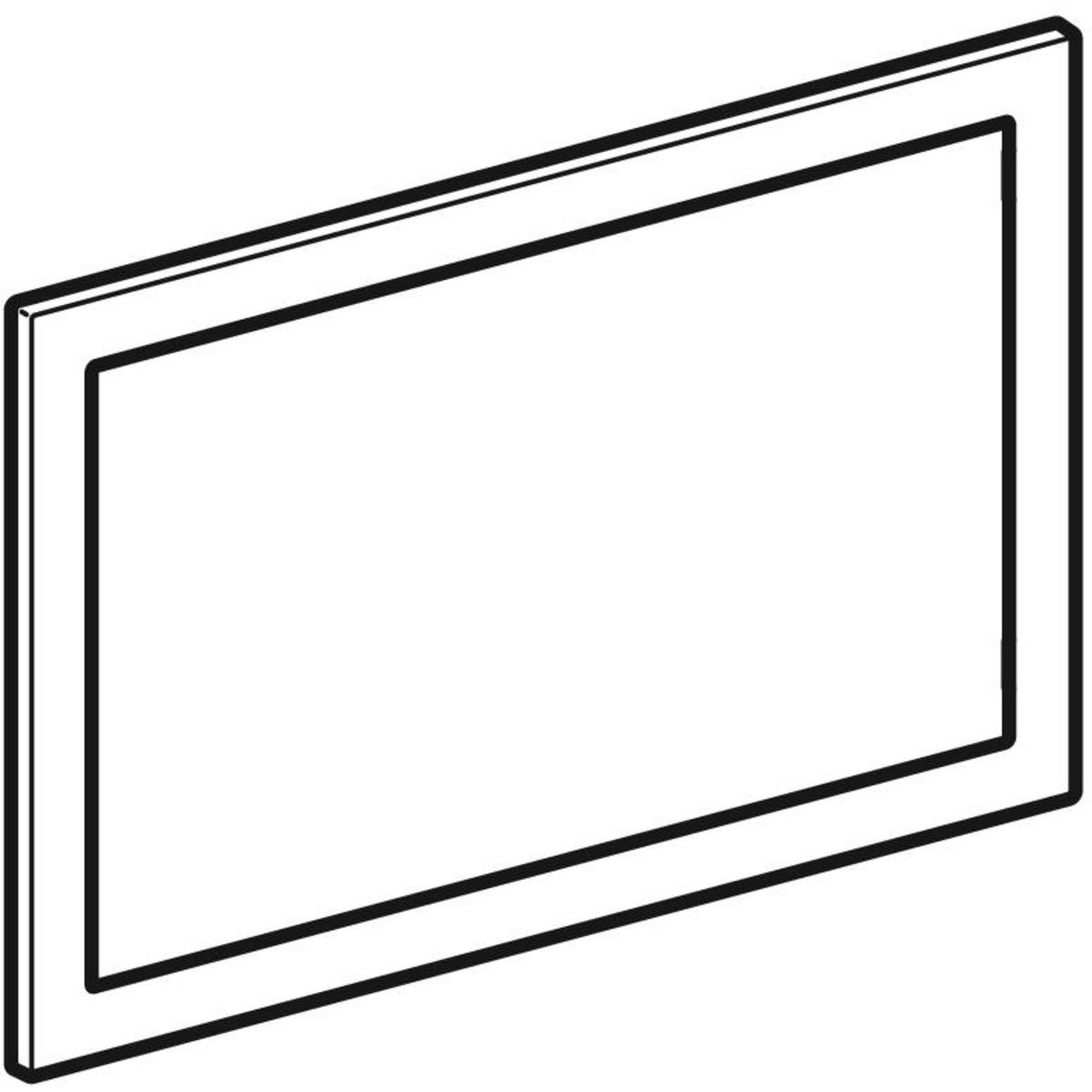 Geberit Sigma60 Cornice di Copertura 115.641.21.1 in Cromo Lucido per Placca di Comando