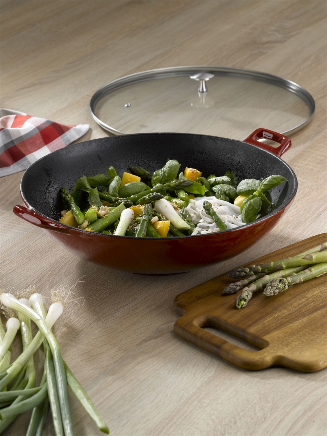 Kela 11947 padella Wok/padella per cottura al salto Rotondo