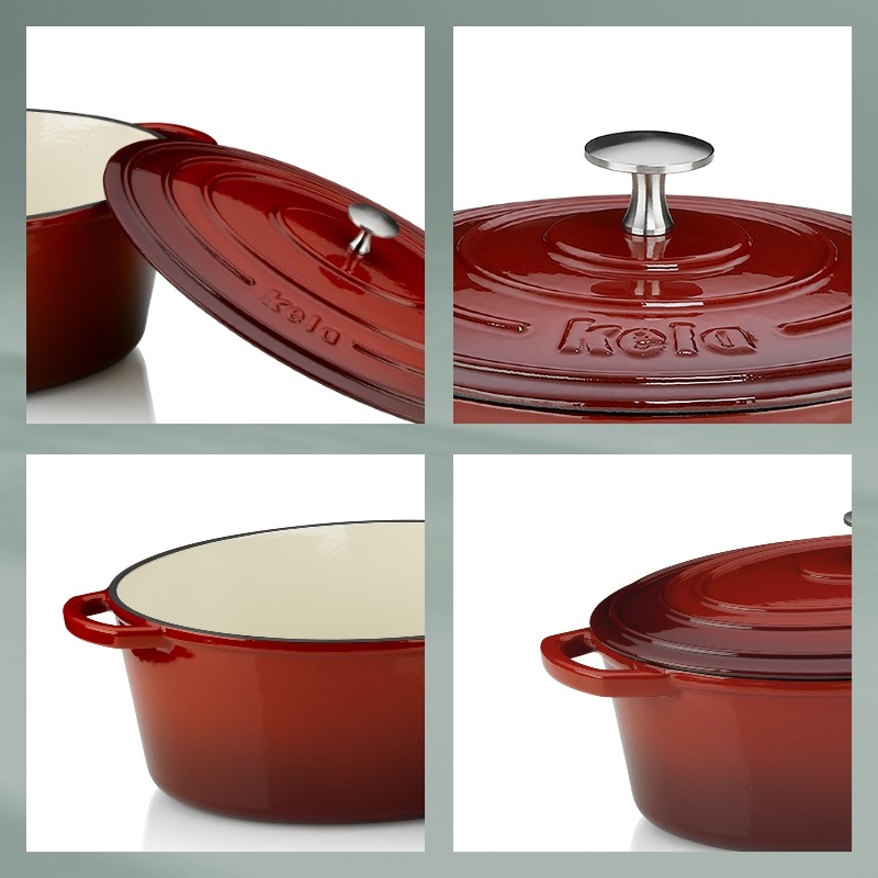Kela Calido casseruola per arrosto 4 L Ghisa