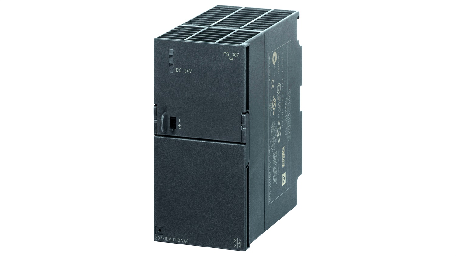 Siemens 6ES7307-1EA01-0AA0 Alimentatore Stabilizzato Nero 120/230V AC 24V DC 5A