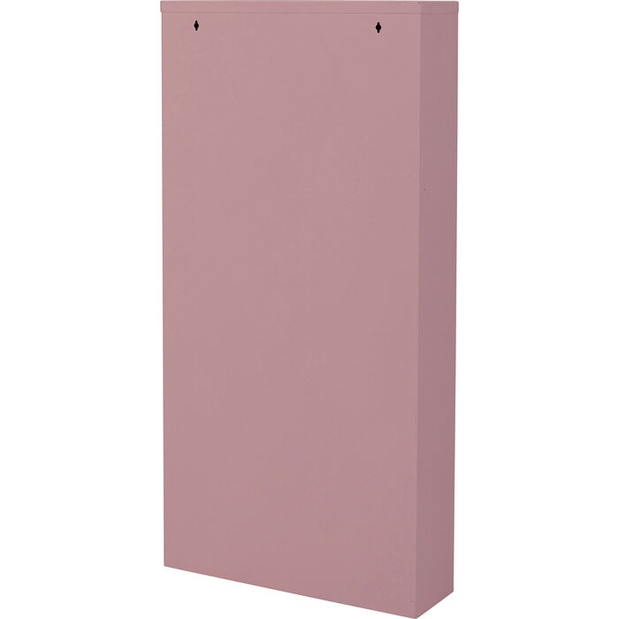 KARE Design Scarpiera Caruso Rosa - 3 Scomparti Basculanti per Max 6 Paia, Salvaspazio, 103x50x15cm, Stile Minimalista