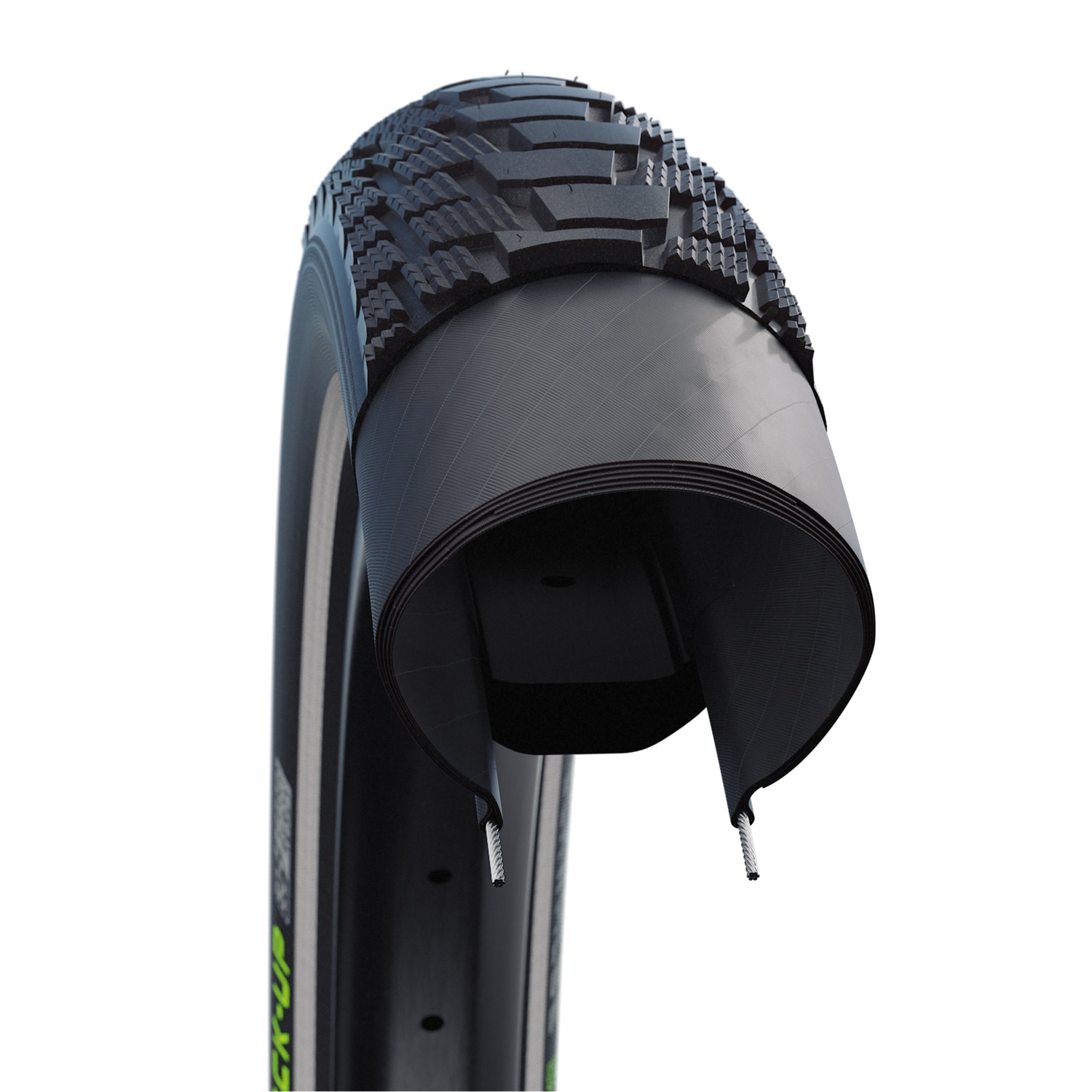 Schwalbe Pick-Up Pneumatico da Bici Unisex 20 x 2.15 (55-406) Super Defense Addix-E