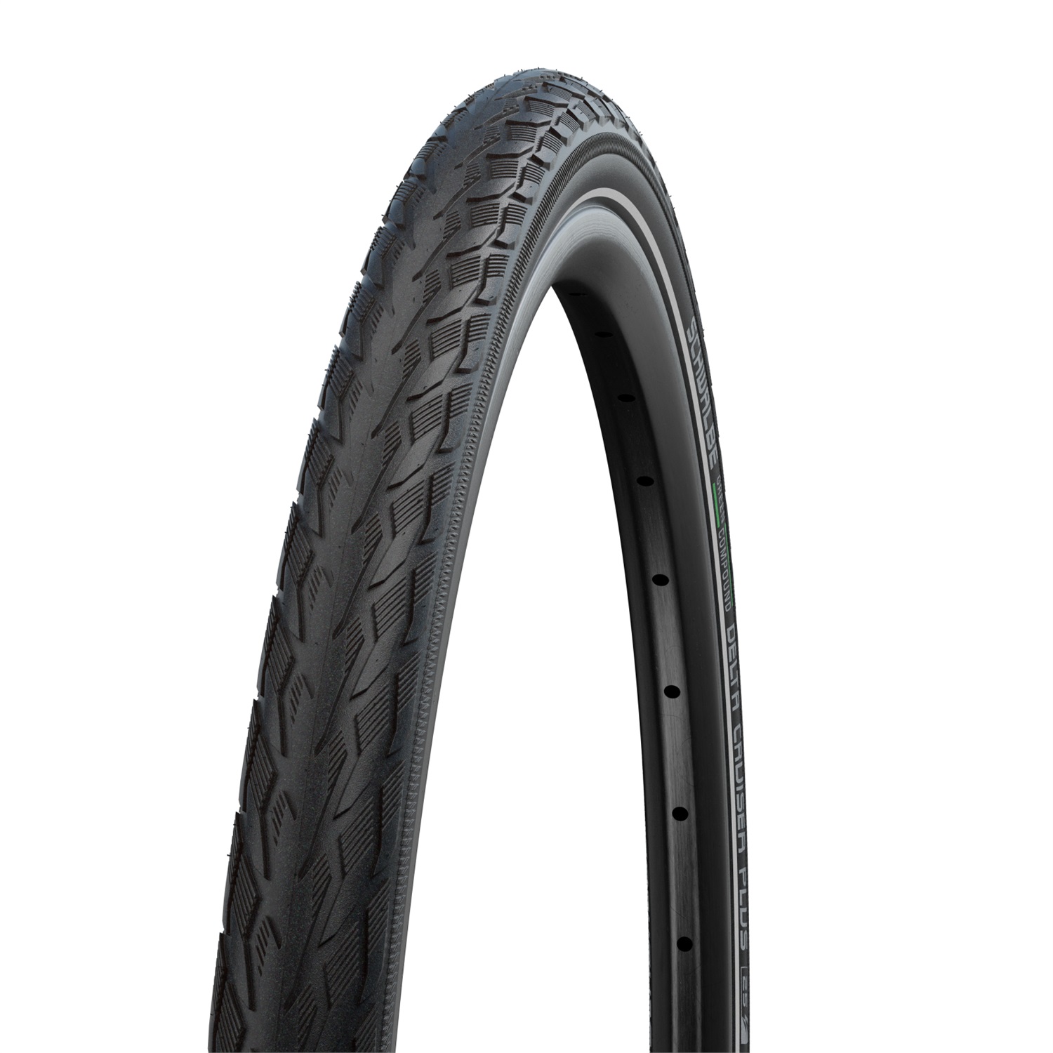Schwalbe Delta Cruiser Plus 28 x 1.50 Pneumatico Tubeless Ready HS431 per Città/Trekking
