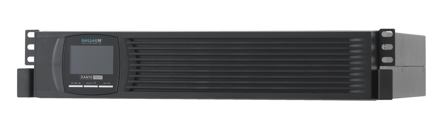 ONLINE USV-Systeme XANTO 700R Gruppo di Continuità (UPS) Doppia Conversione (Online) 0,7 kVA 700 W 8 Prese AC