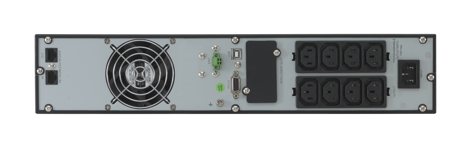 ONLINE USV-Systeme XANTO 700R Gruppo di Continuità (UPS) Doppia Conversione (Online) 0,7 kVA 700 W 8 Prese AC