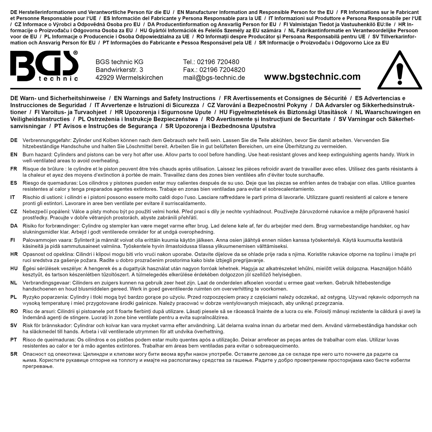 BGS 1254 Levigatore cilindro freni flessibile grana 120 per uso automobilistico e aerospaziale
