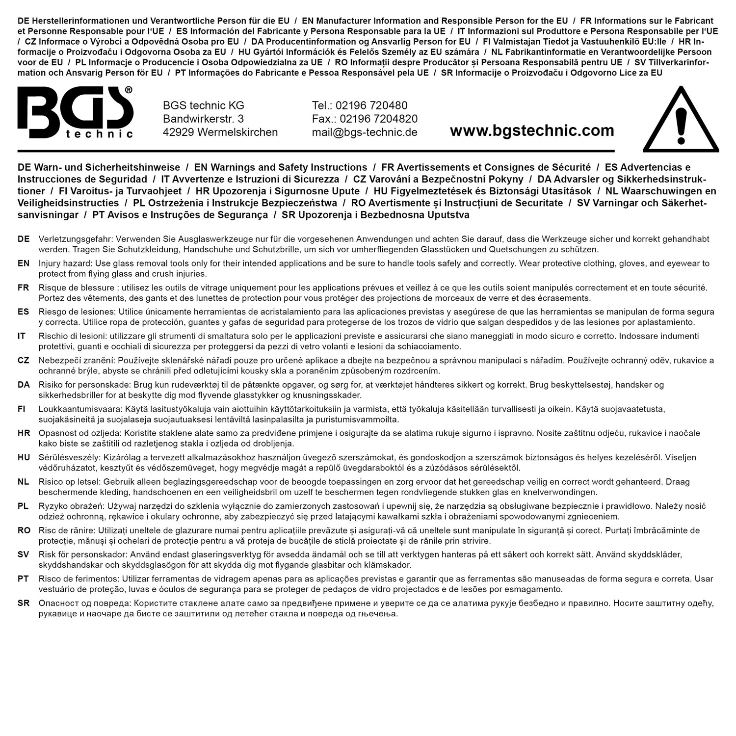 BGS technic Lama da Taglio Mezza Tonda 2 pz. 2x24 mm per Livellatrici Pneumatiche BGS 3218 e 9291