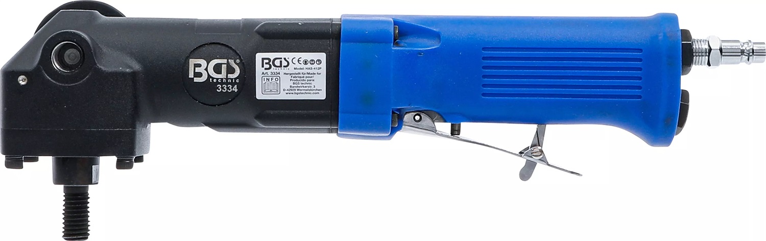 BGS 3334 - Levigatrice pneumatica angolare con regolazione continua della velocità e maniglia ergonomica