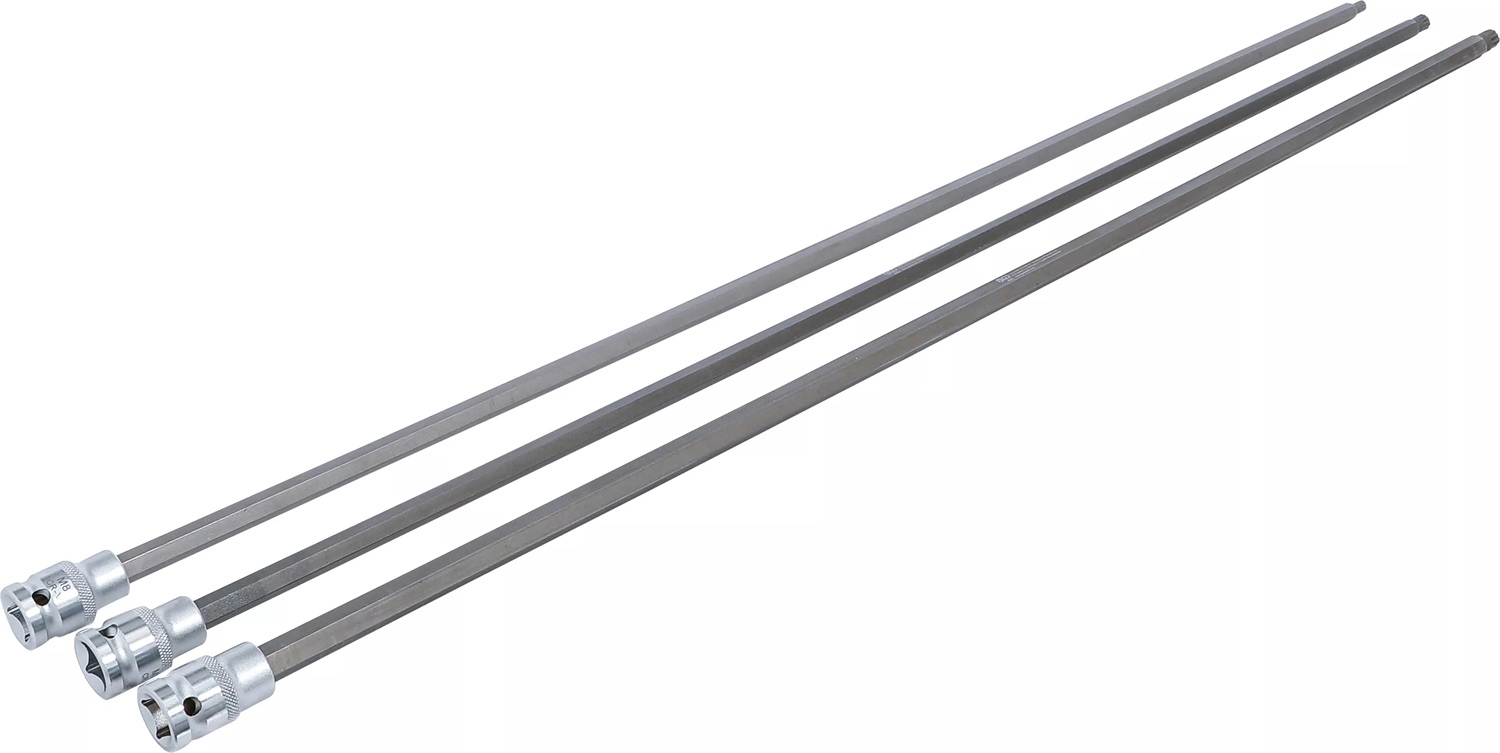 BGS Serie di Chiavi a Bussola 800 mm - Attacco 12,5 mm (1/2) Poligonale Interno per XZN - Compatibile con VAG - Set da 3 Pezzi