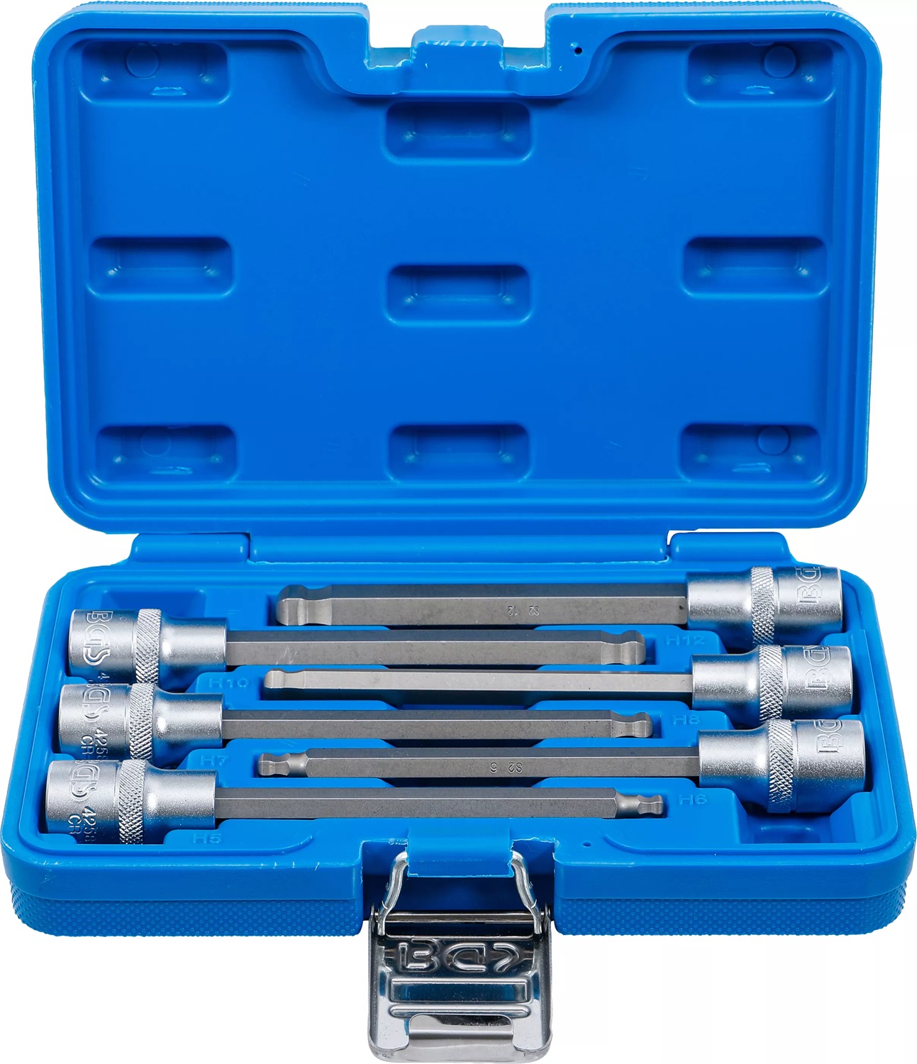 BGS BGS 4258 Set di Bussole Esagonali con Testa a Sfera, 12,5 mm (1/2