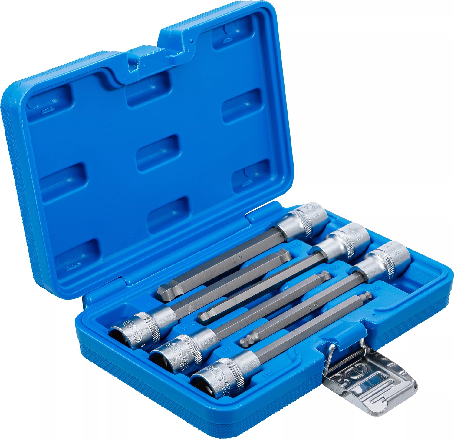 BGS BGS 4258 Set di Bussole Esagonali con Testa a Sfera, 12,5 mm (1/2
