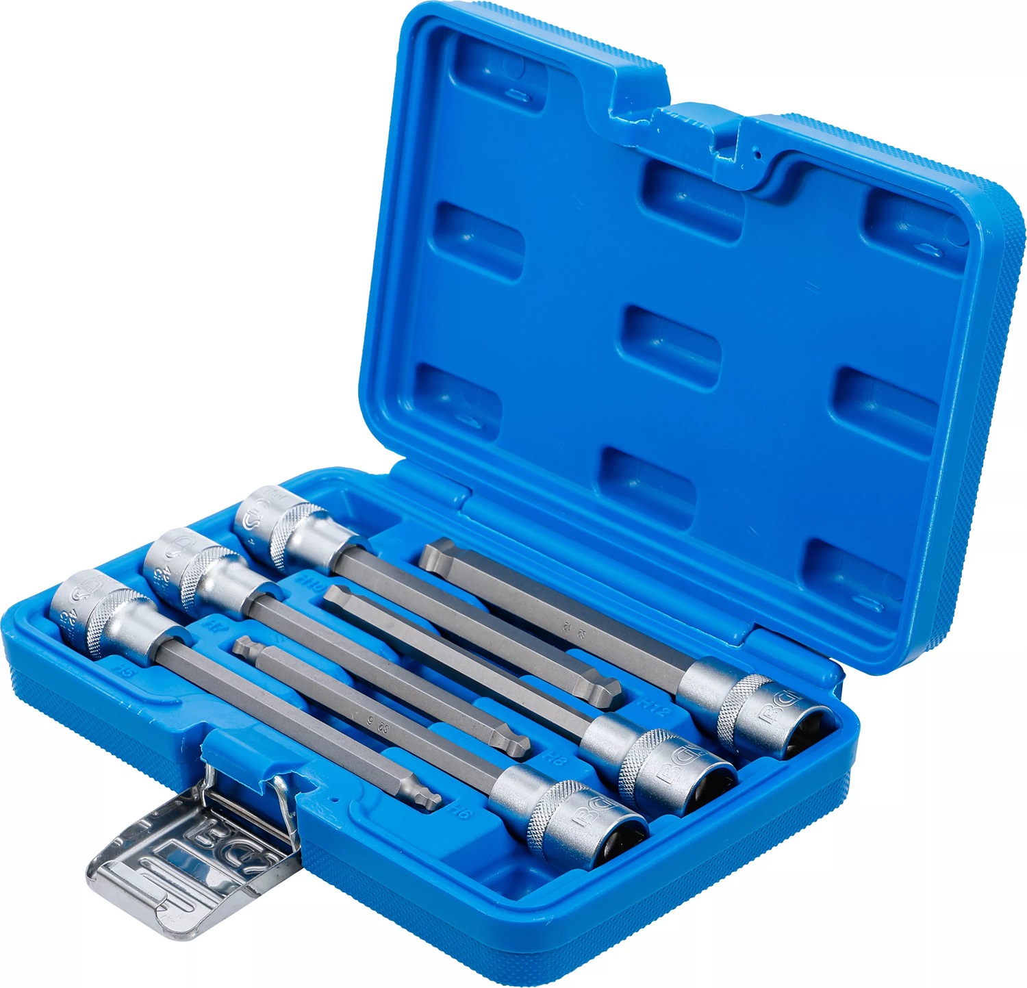 BGS BGS 4258 Set di Bussole Esagonali con Testa a Sfera, 12,5 mm (1/2