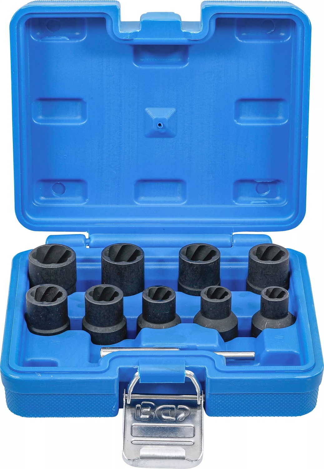 BGS Set di Chiavi a Bussola 5266 - 10 Pezzi, Attacco 12,5 mm, Dimensioni 10-19 mm, Acciaio al Cromo-Molibdeno