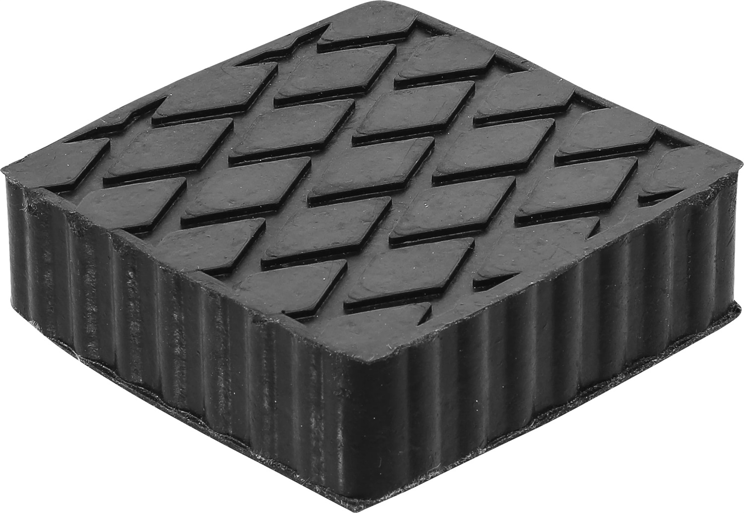 BGS technic Supporto in Gomma per Piattaforme di Sollevamento - 116,5 x 116,5 x 36,5 mm, ShA 85° /- 5