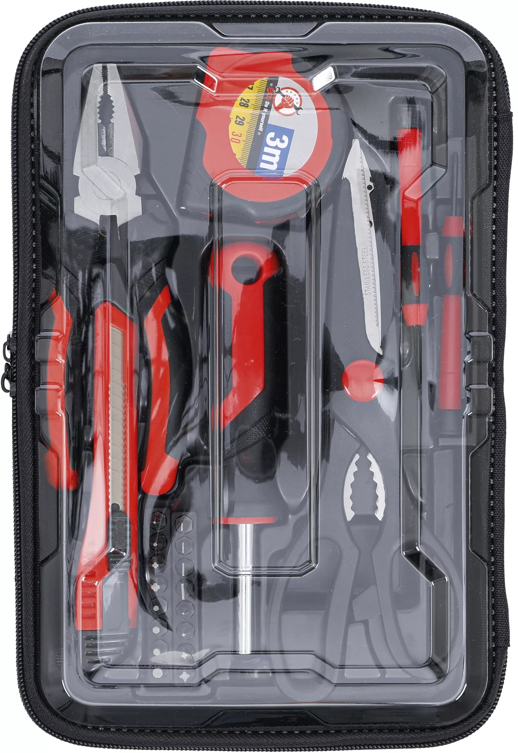 BGS Set di Utensili per Fai da Te 23 Pezzi con Pinze, Forbici e Coltello Multiuso