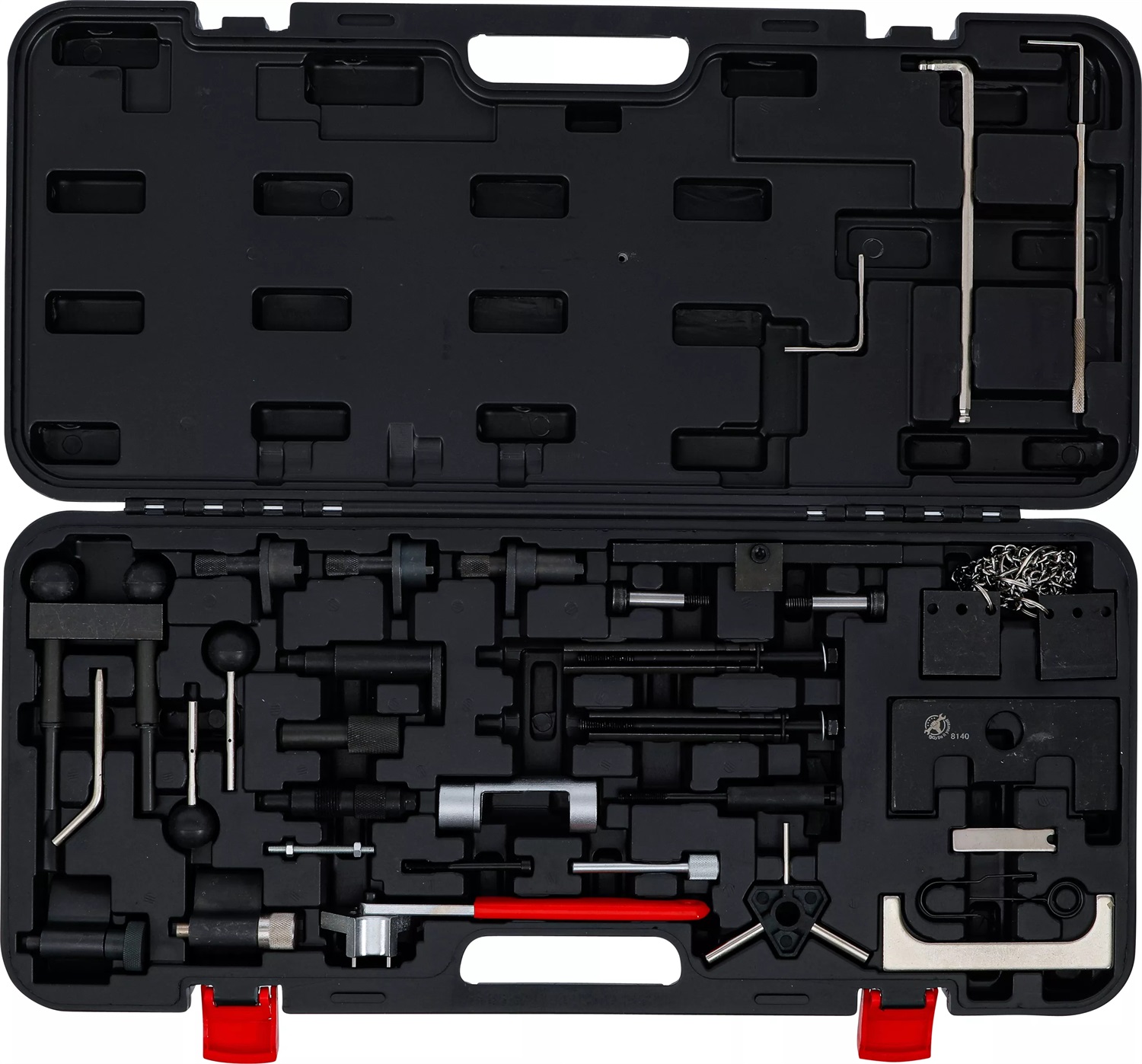 BGS 8140 - Set di attrezzi per manutenzione motore VAG, 35 pezzi, compatibile con TDI e motori a benzina