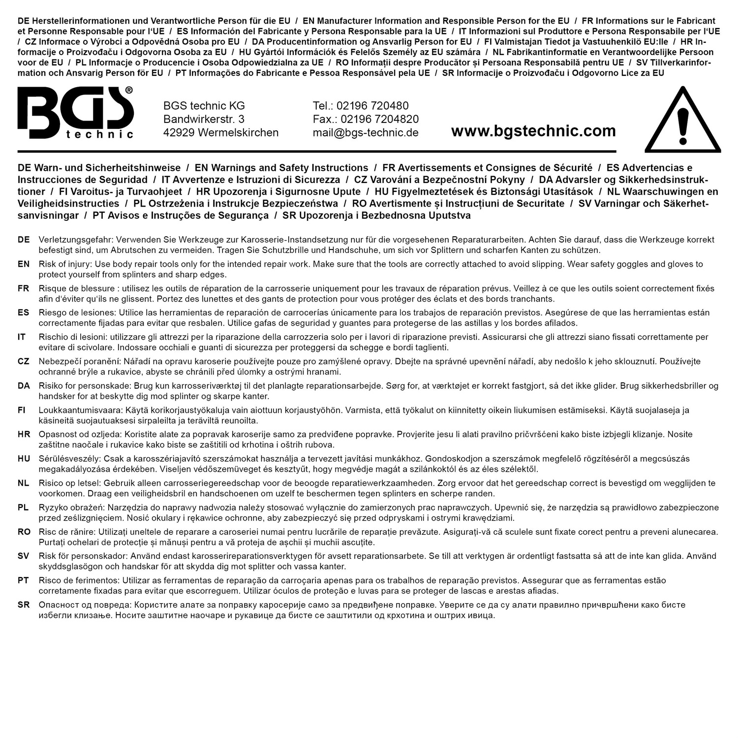 BGS technic Gap Gauges Set