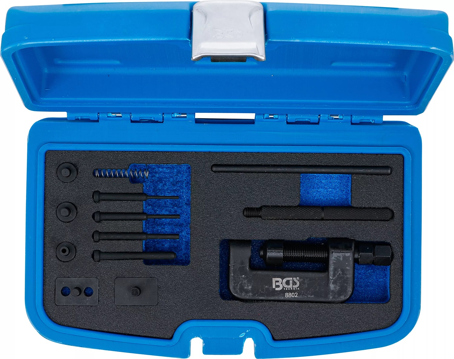 BGS 8802 - Utensile di Rivettatura per Catene Moto con 3 Punte di Taglio