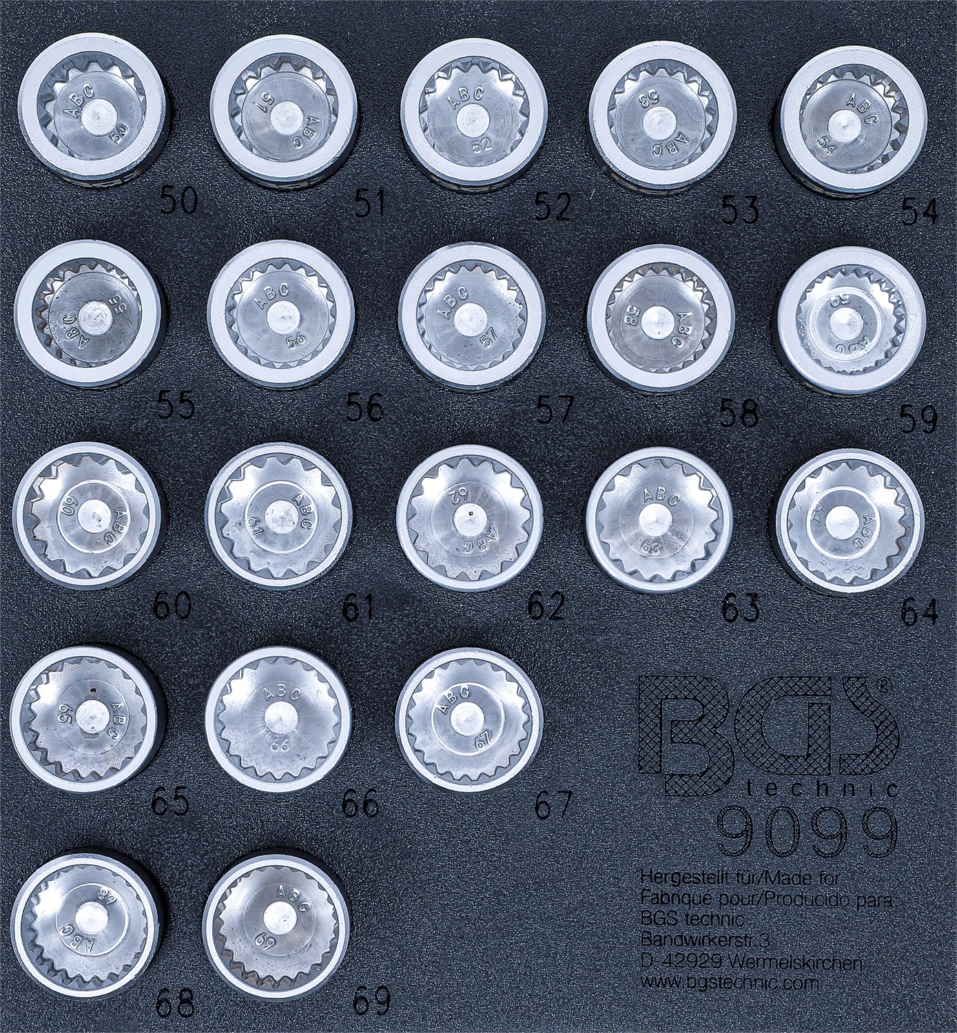 BGS 9099 - Set di Utensili per Bulloni di Sicurezza per Porsche e VW Touareg, 20 Pezzi, Qualità Professionale