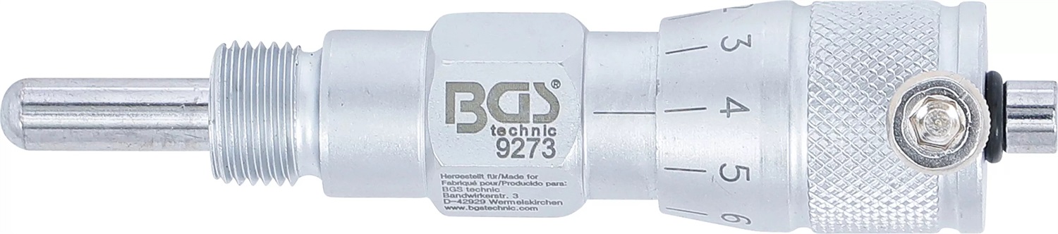 BGS 9273 - Utensile di regolazione altezza pistone M14 x 1,25 per veicoli a 2 tempi