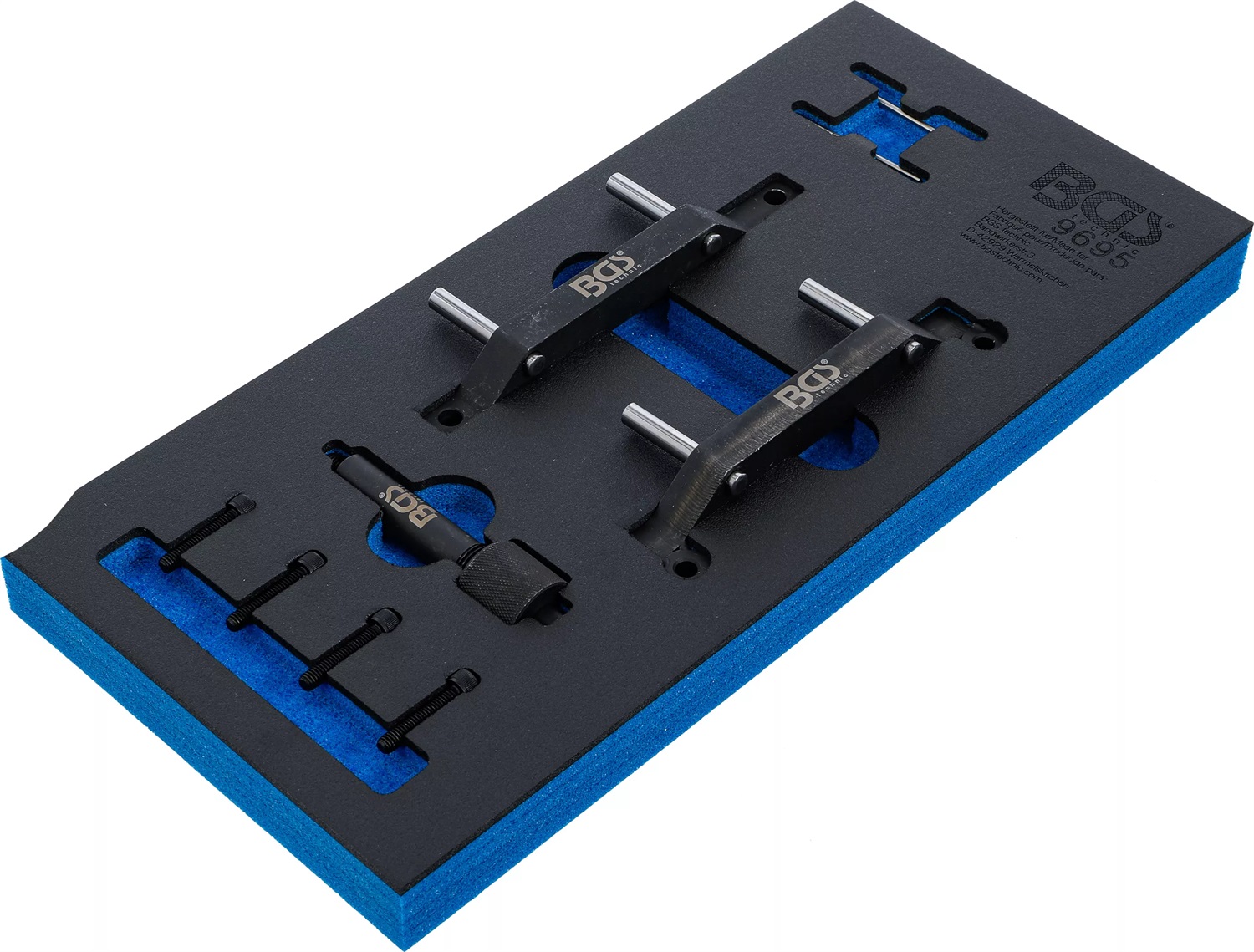 BGS 9695 - Set di attrezzi per la regolazione del motore Jeep 3.0 V6 Diesel, 9 pezzi