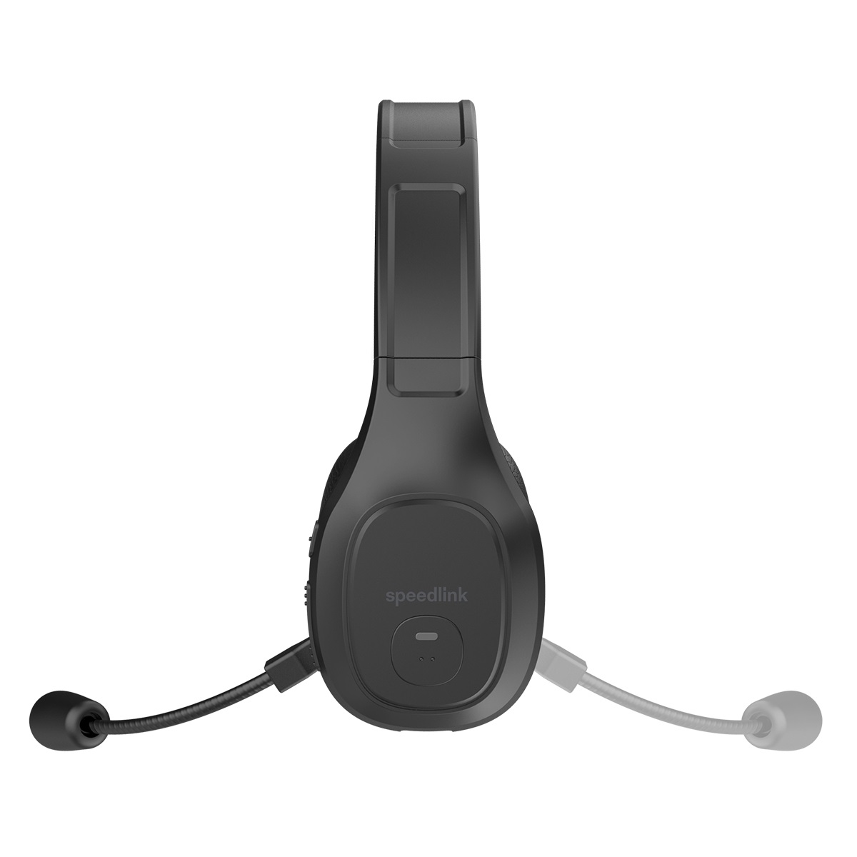 Speedlink Cuffie SONA Bluetooth - Cuffie mono con microfono e soppressione del rumore, collegamento wireless o cavo USB, nere