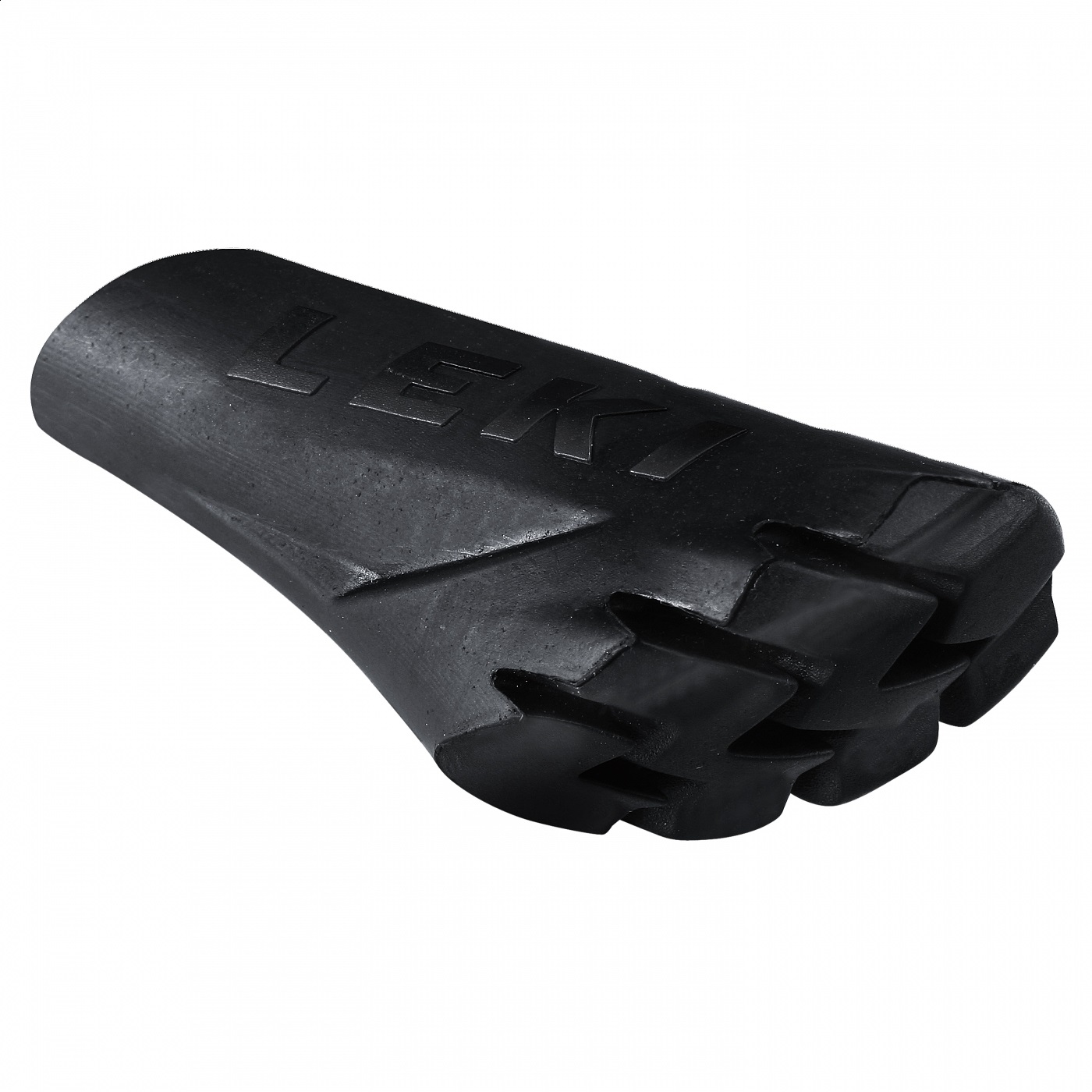 LEKI Power Grip Pad - Coppia di Gommini in Gomma Vulcanizzata per Bastoncini da Nordic Walking, Colore Nero