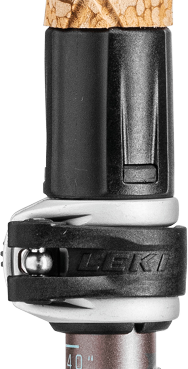 LEKI Cressida FX Carbon Bastoncini da Trekking Pieghevoli in Carbonio 100-120cm con Impugnatura Aergon Air Compact