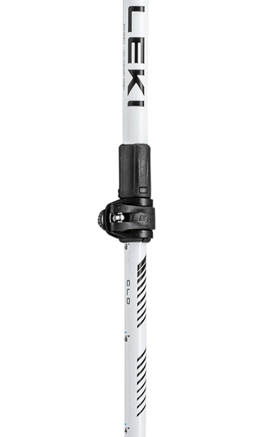 LEKI Cross Trail FX Superlite Compact - Bastoncini da Trekking Pieghevoli in Carbonio 100-120 cm con Impugnatura Cross Shark II