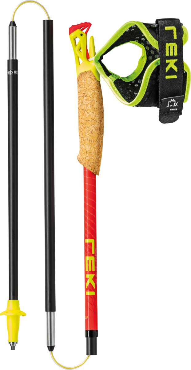 LEKI Ultratrail FX.One Superlite Bastoncini da Trail Running Pieghevoli in Carbonio - 115 cm