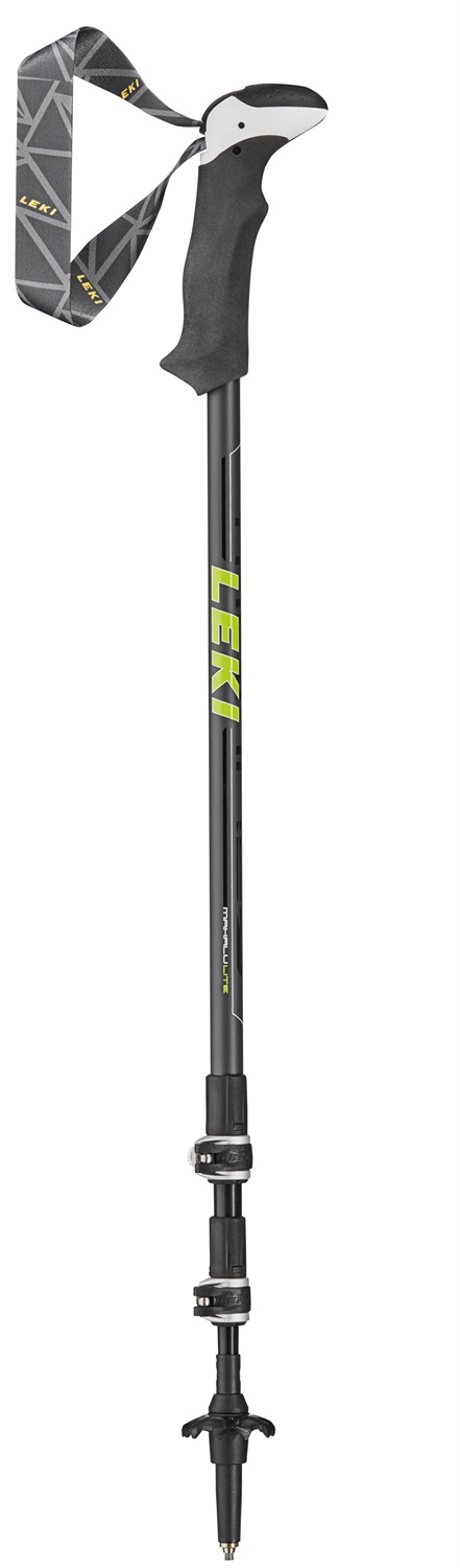 LEKI Makalu Lite Bastoncini da Trekking Telescopici in Alluminio - Lunghezza 100-135 cm, Design Aergon Air, Leggeri e Comfortevoli