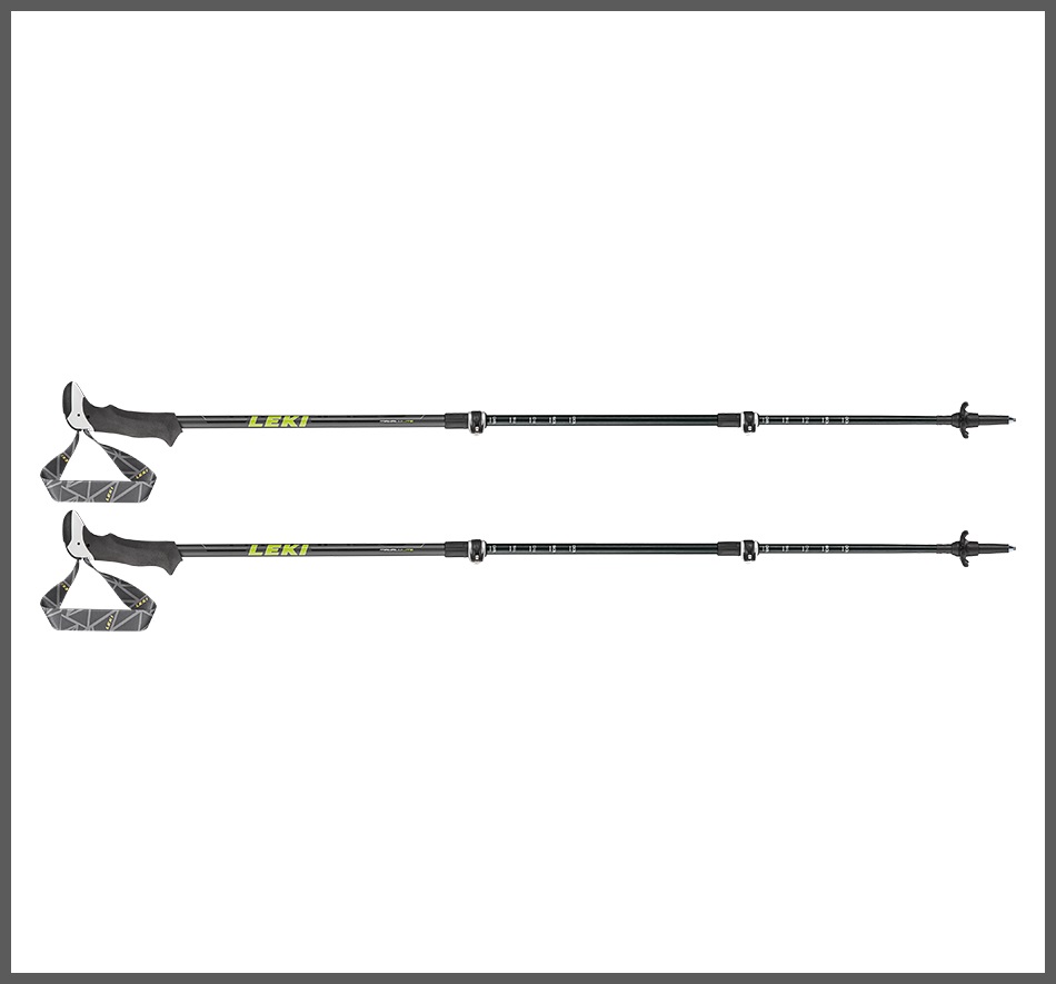 LEKI Makalu Lite Bastoncini da Trekking Telescopici in Alluminio - Lunghezza 100-135 cm, Design Aergon Air, Leggeri e Comfortevoli
