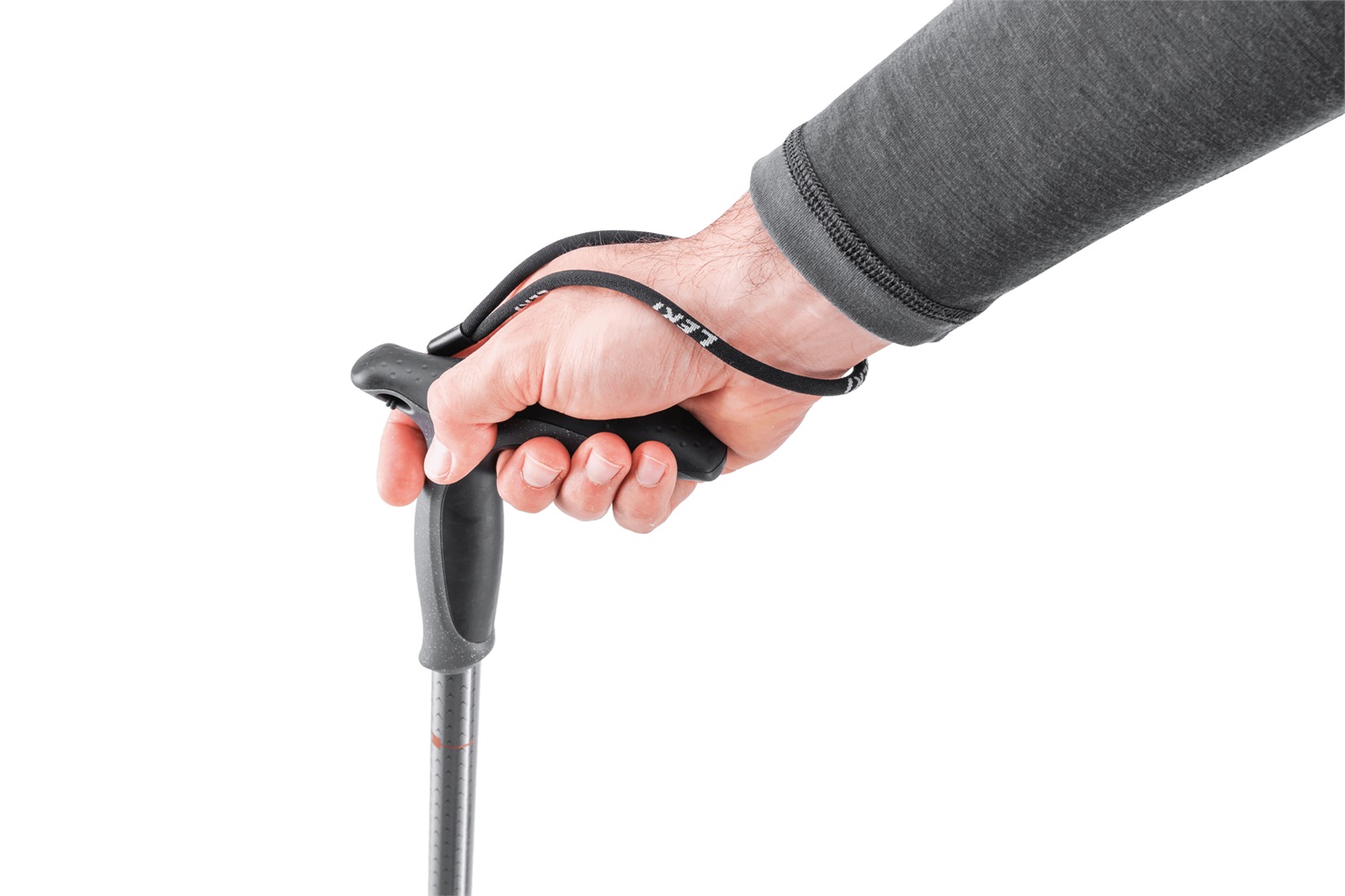 LEKI Wanderfreund Makalu - Bastoncino Telescopico in Alluminio 90-120 cm con Punta in Metallo e Impugnatura Aergomed