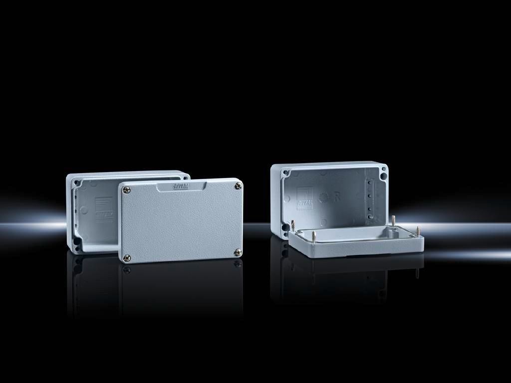 Rittal GA 9119.210 Centralino in Alluminio Pressofuso 180 x 330 x 230mm, Colore Grigio, IP66