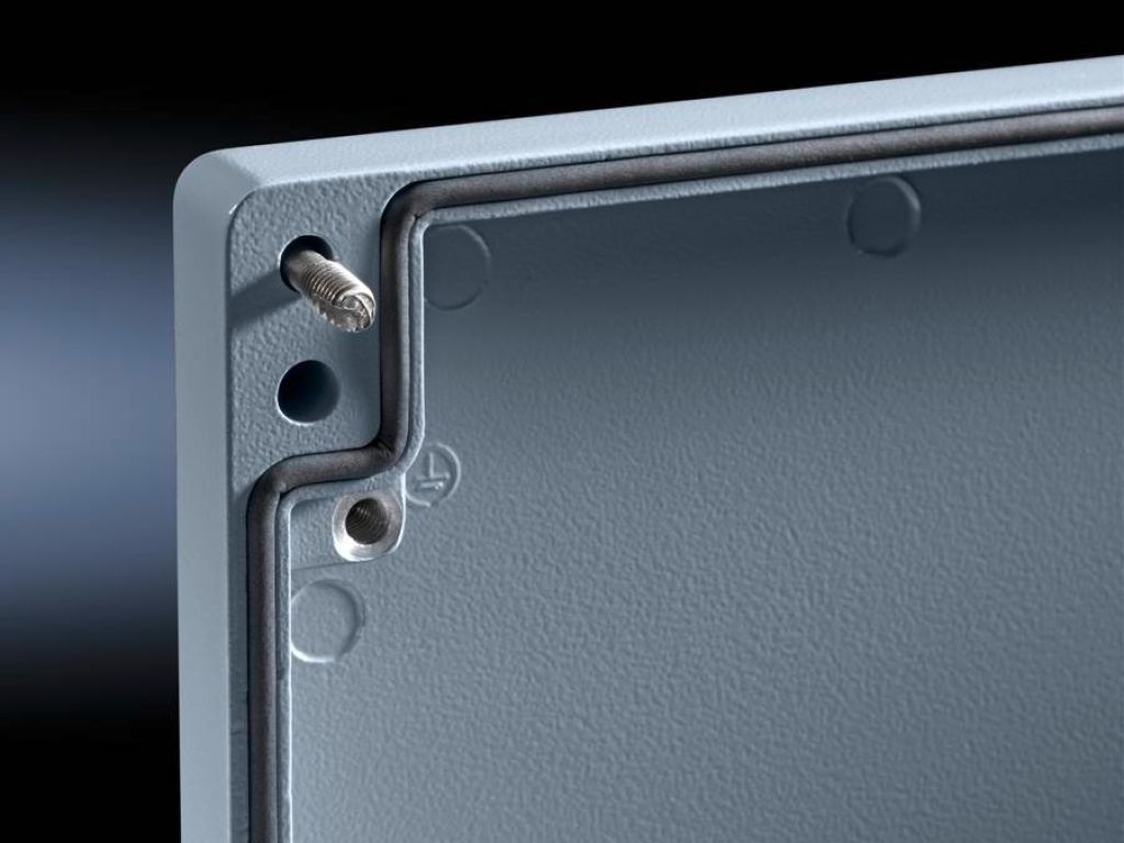 Rittal GA 9119.210 Centralino in Alluminio Pressofuso 180 x 330 x 230mm, Colore Grigio, IP66