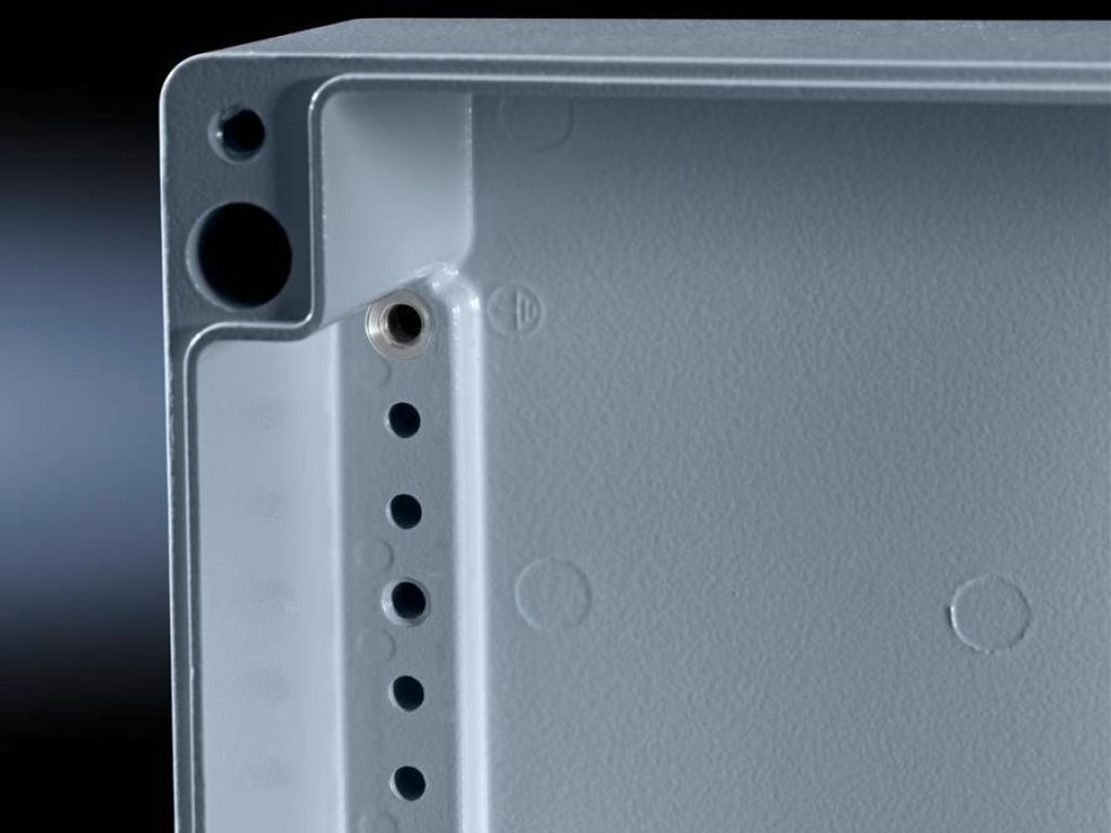 Rittal GA 9119.210 Centralino in Alluminio Pressofuso 180 x 330 x 230mm, Colore Grigio, IP66