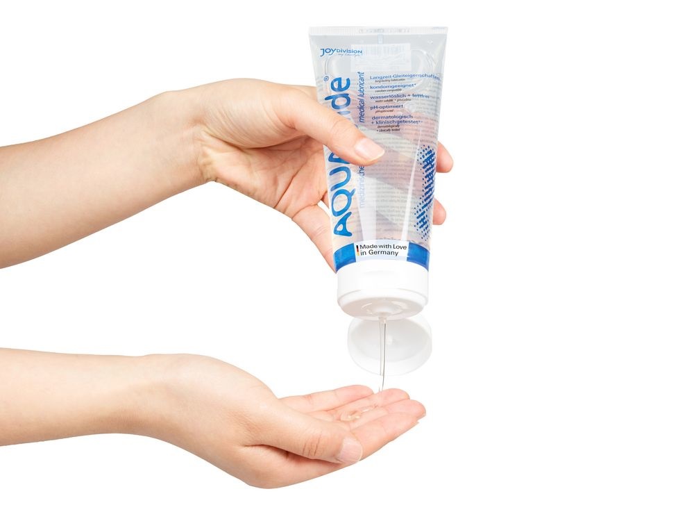 Joydivision Aquaglide - Lubrificante a Base d'Acqua 200 ml, Testato Dermatologicamente, Privo di Sapore e Odore, pH Neutro