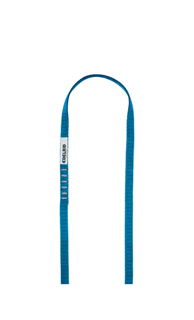Edelrid Tech Web Sling 12mm Fettuccia di Sicurezza Blu - 120cm, Innovativa e Leggera